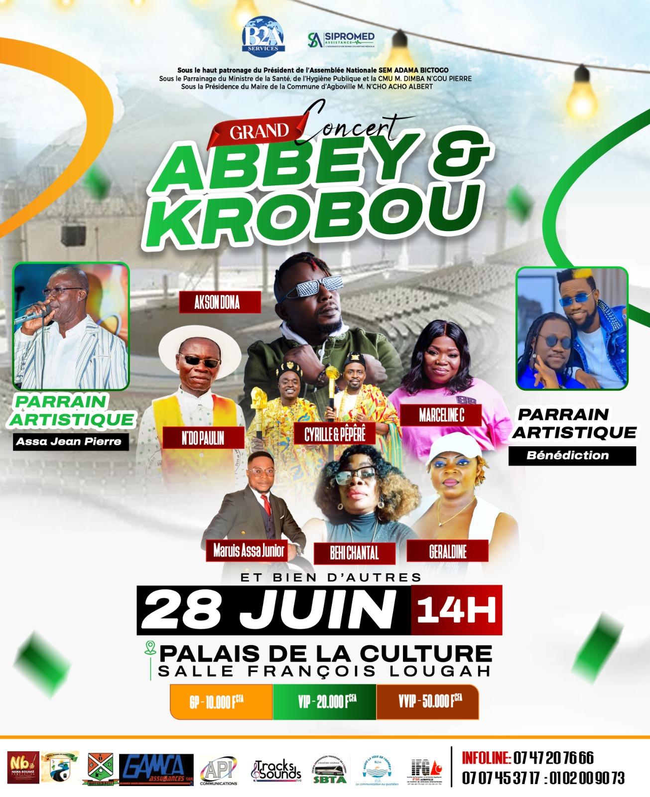 Grand concert Abbey & Krobou
