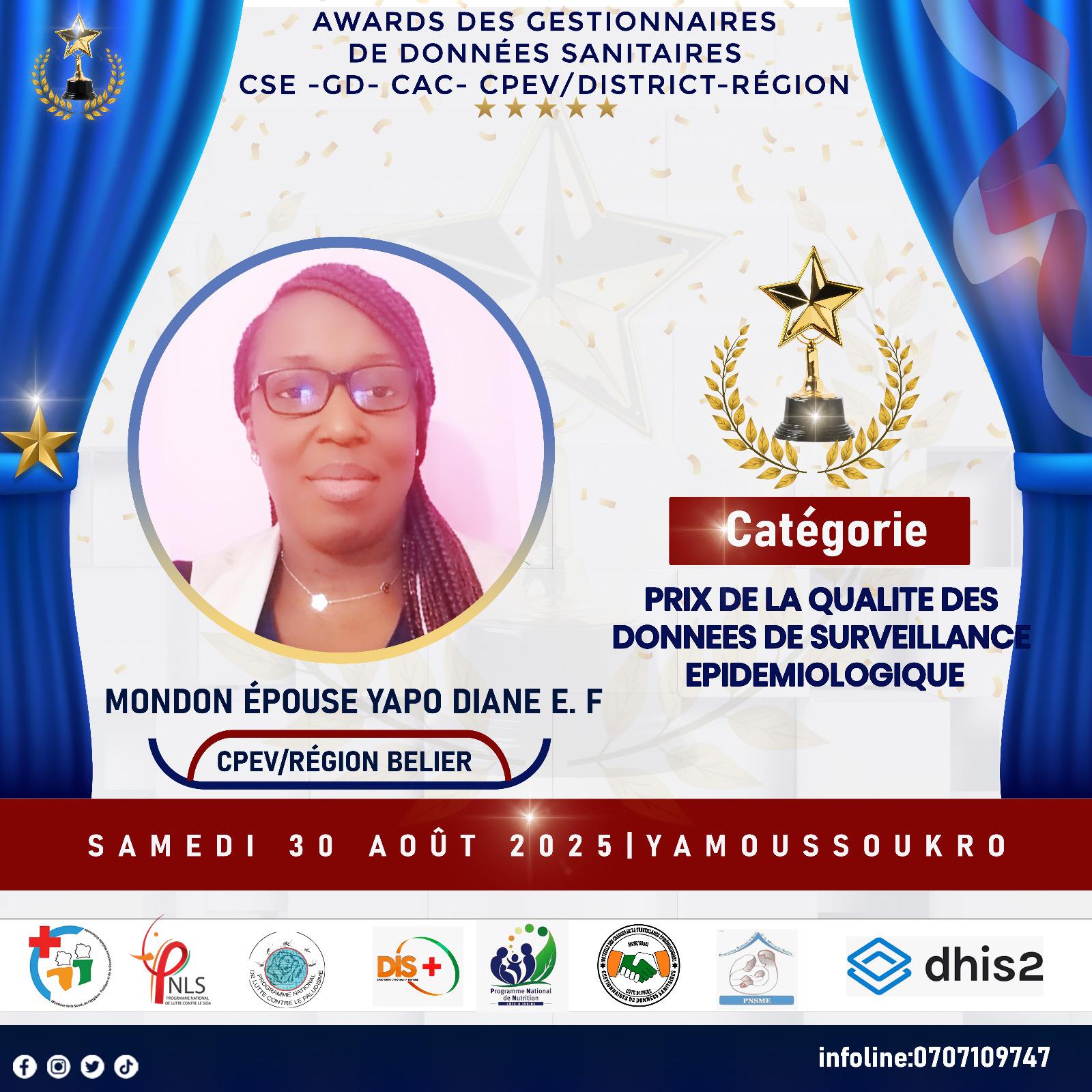 MONDON epse YAPO DIANE