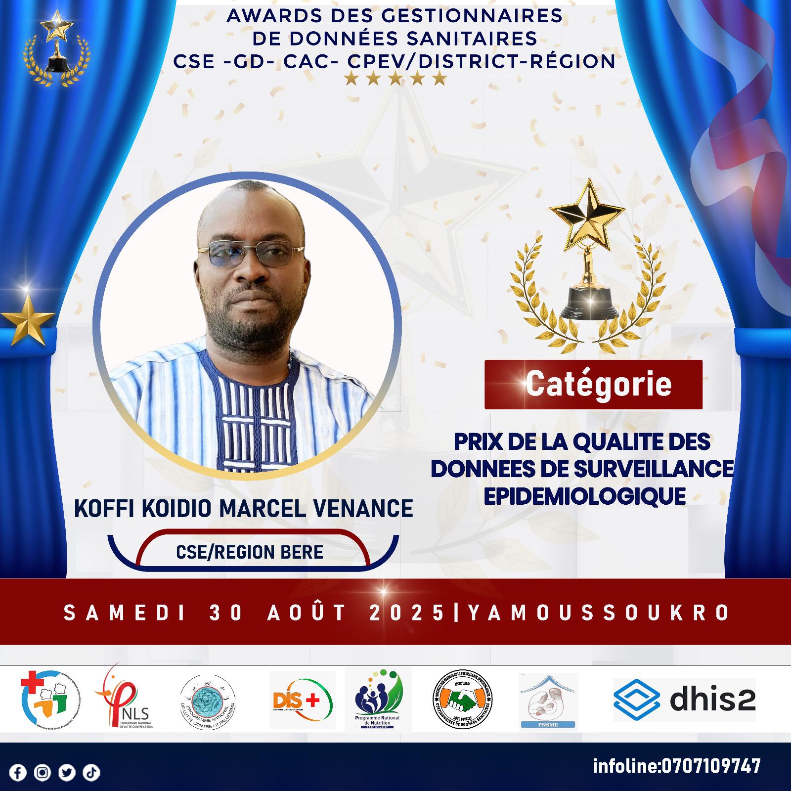 KOFFI KOIDIO MARCEL VENANCE