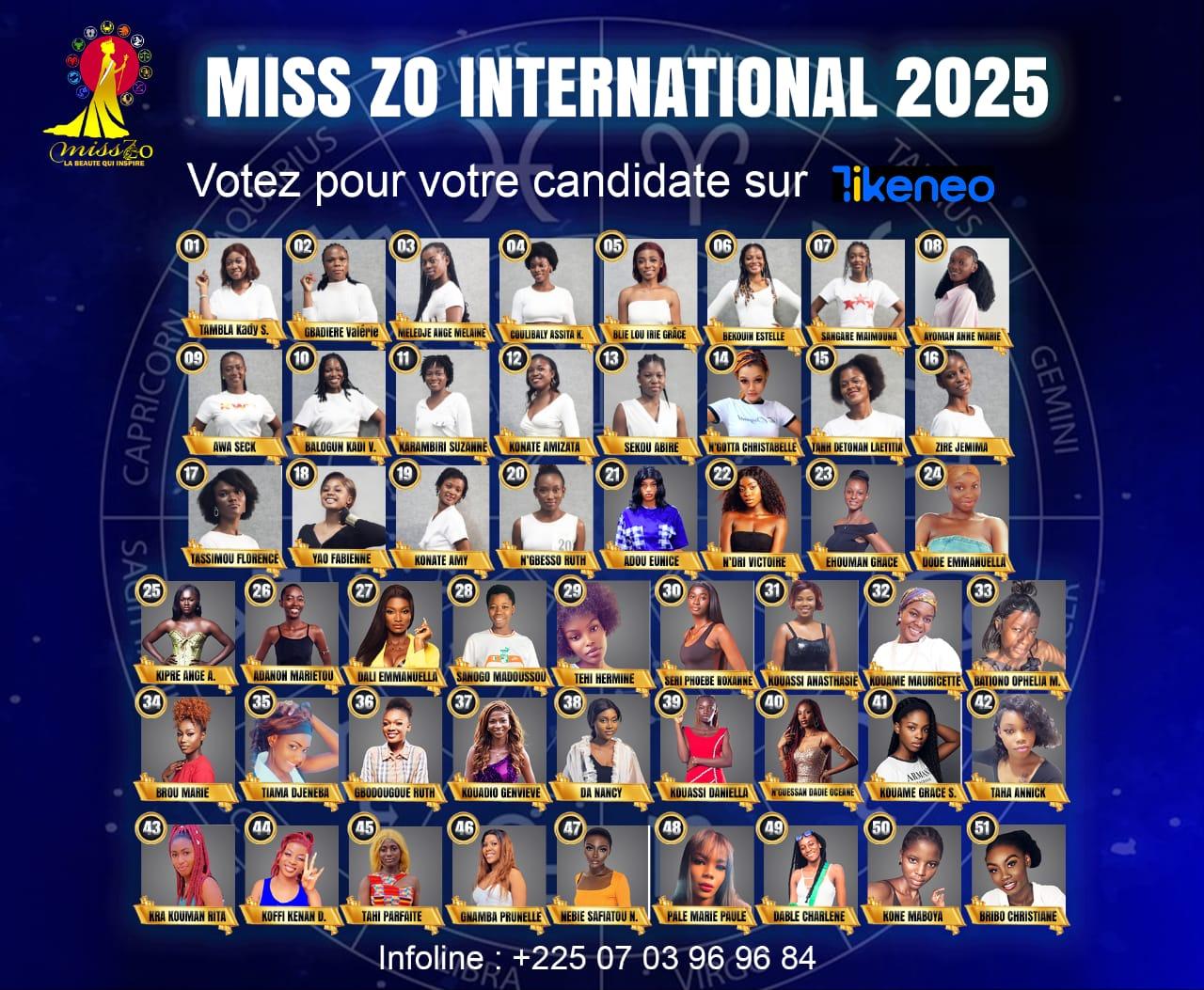 Miss Zo 2025 – 1ère édition