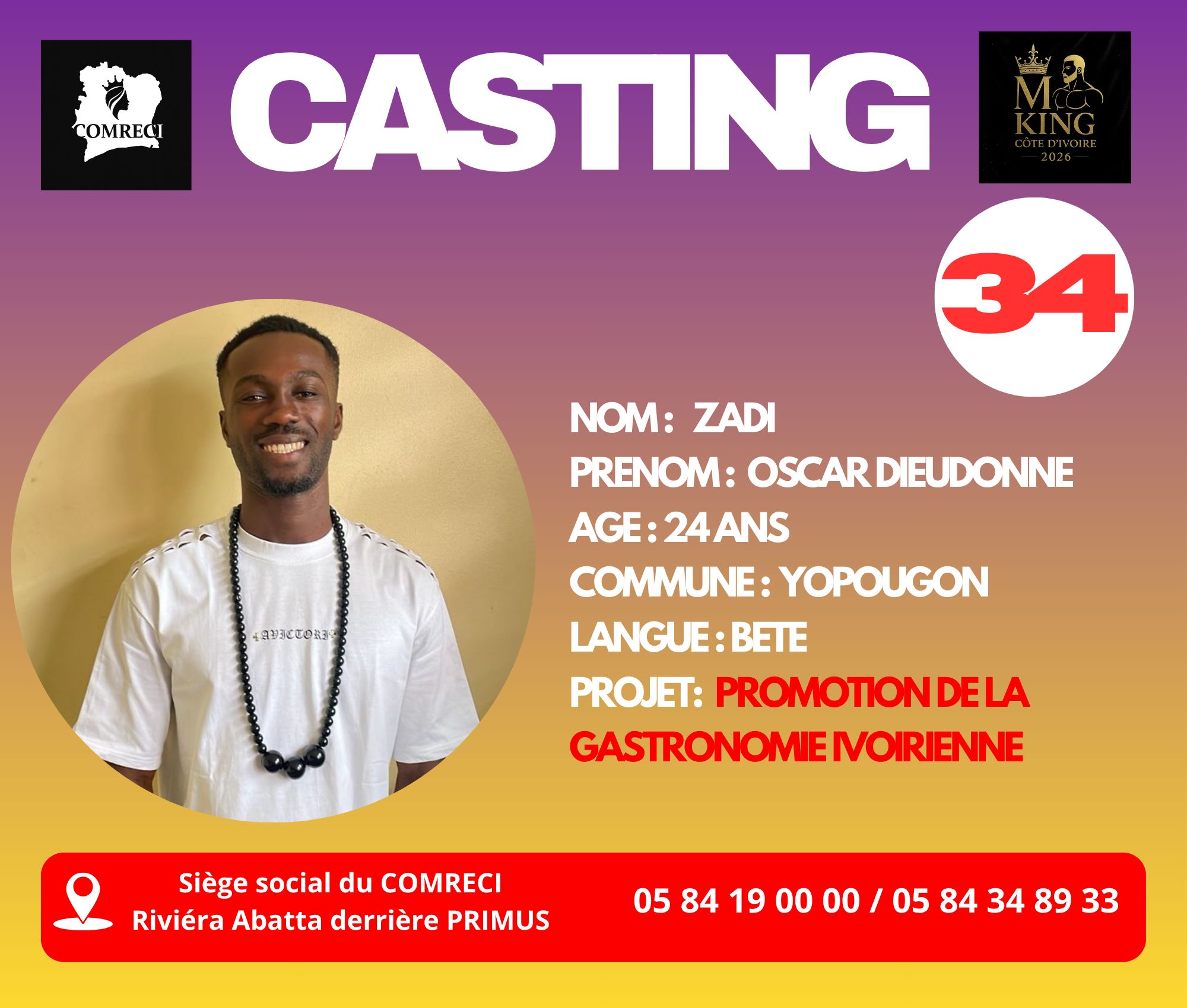 ZADI Oscar Dieudonné