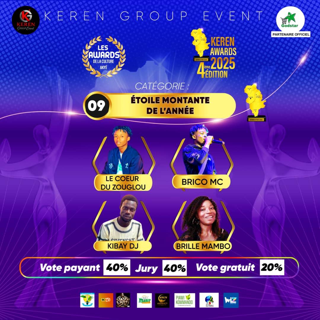 ÉTOILE MONTANTE DE L'ANNÉE