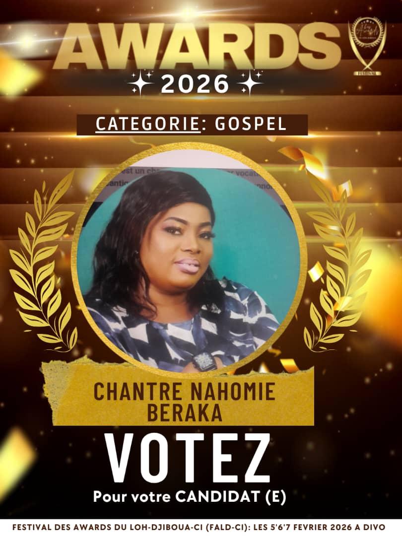 CHANTRE NAHOMIE BERAKA