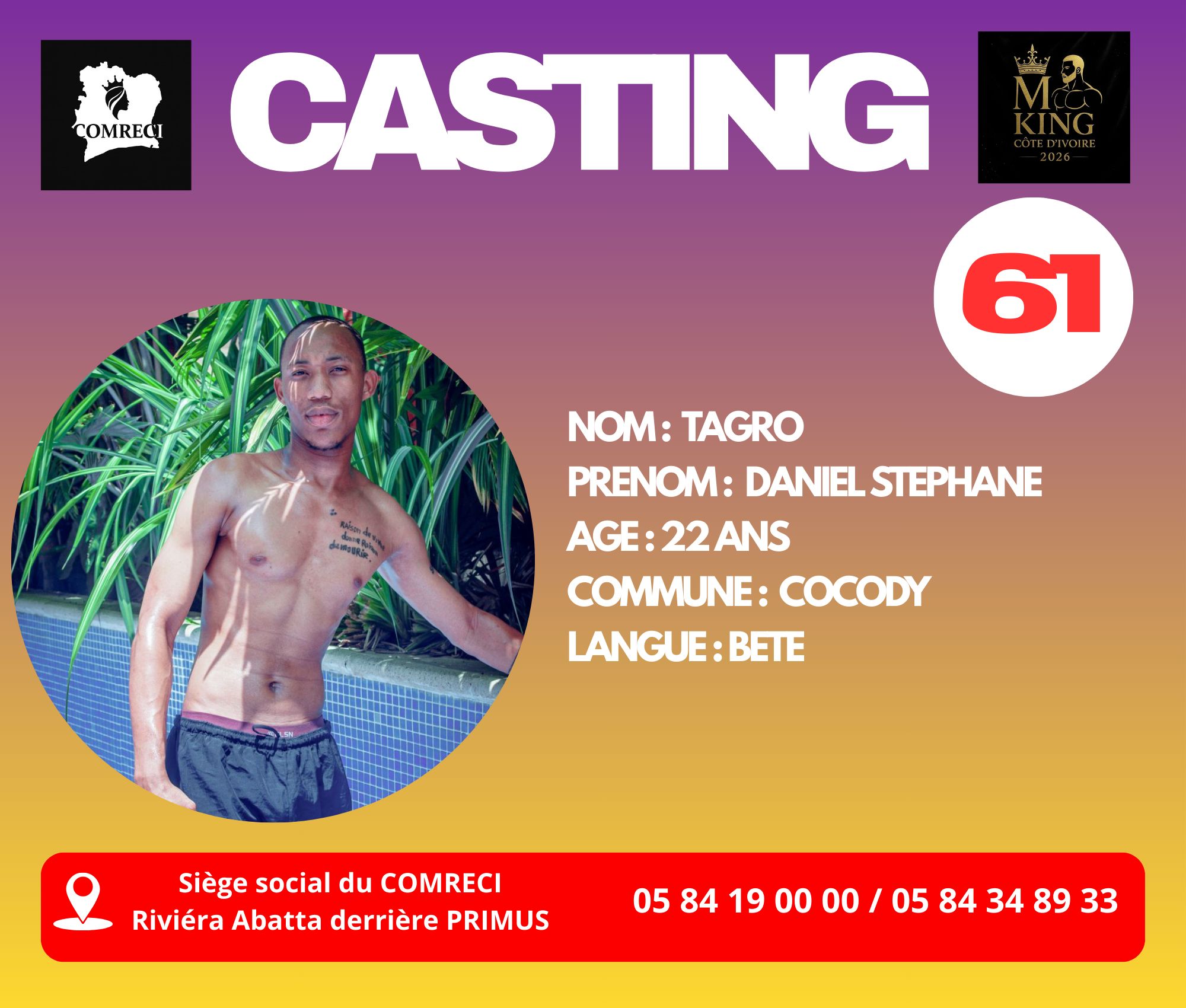 TAGRO DANIEL STEPHANE