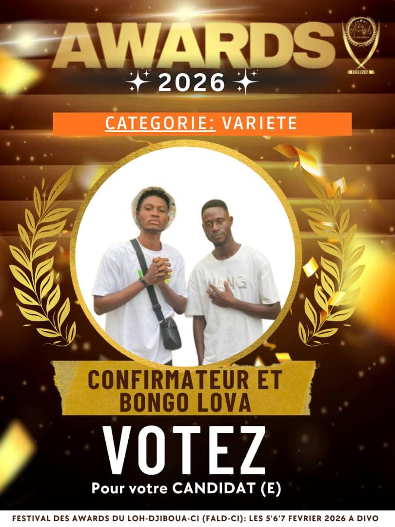 CONFIRMATEUR ET BONGO LOVA