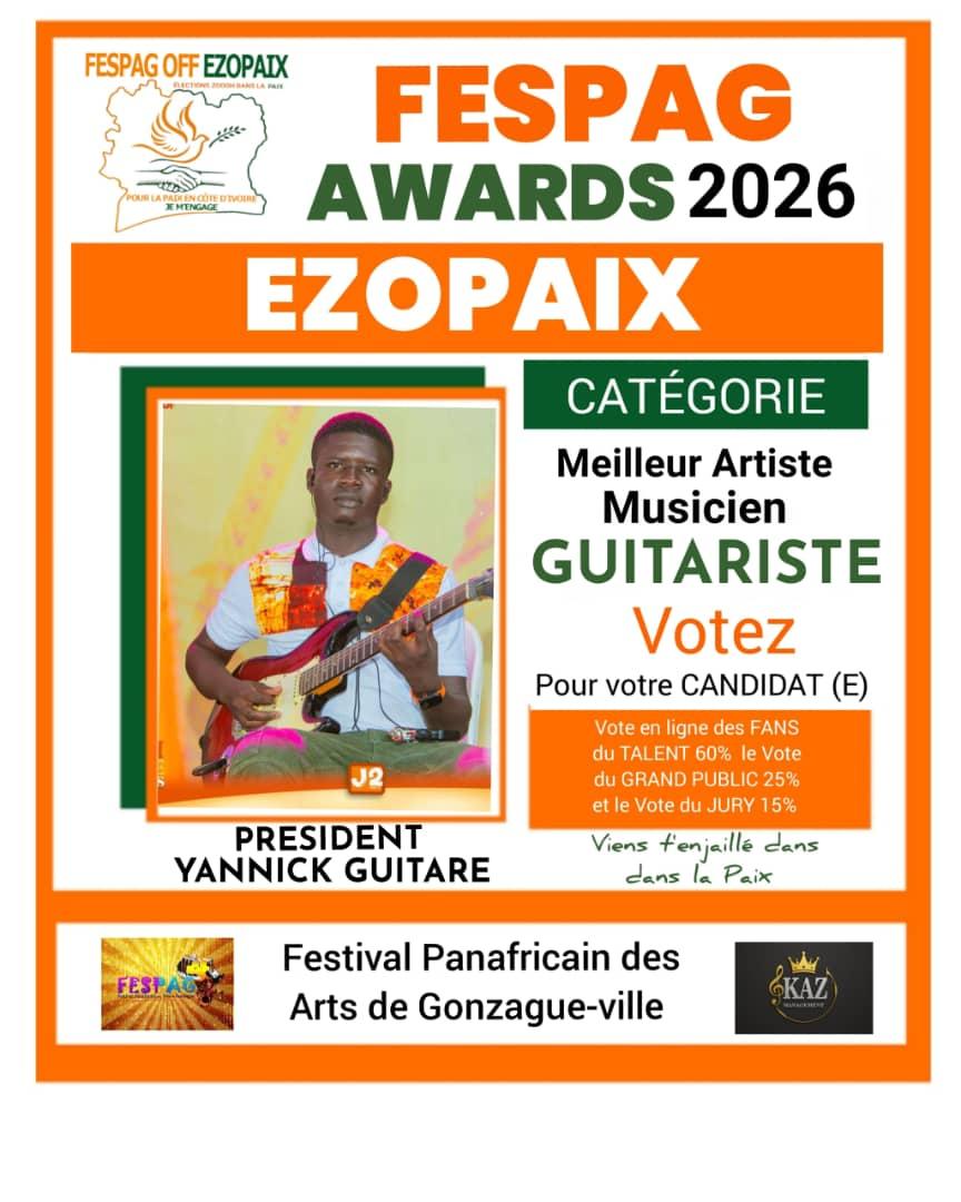 PRESIDENT YANNICK GUITARE