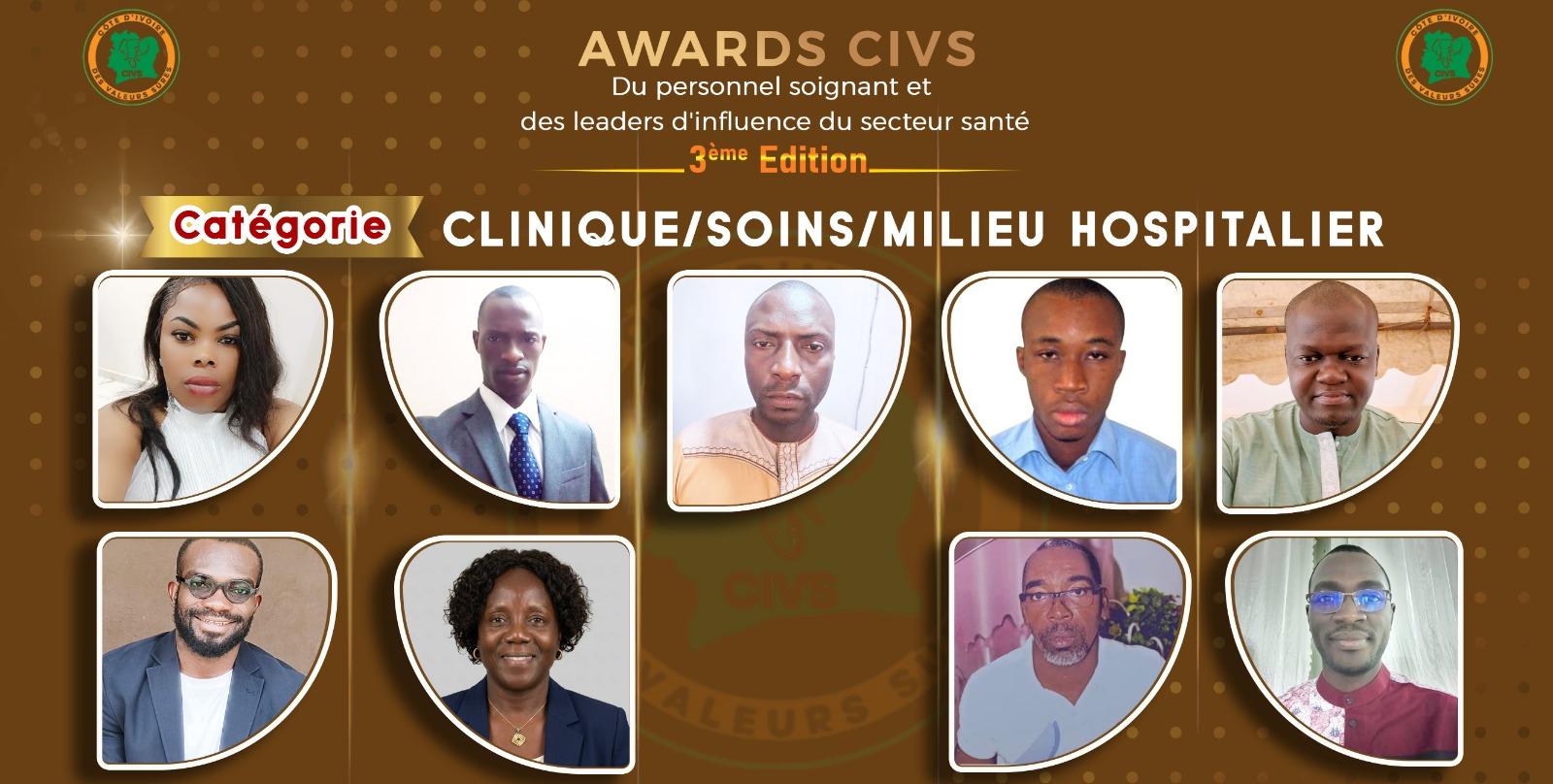 CATEGORIE CLINIQUE/SOINS/MILIEU HOSPITALIER