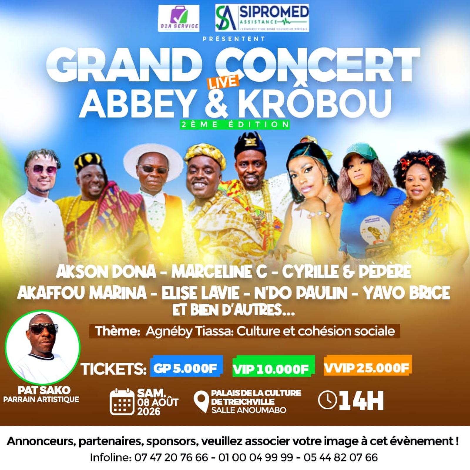 GRAND CONCERT ABBEY ET KROBOU
