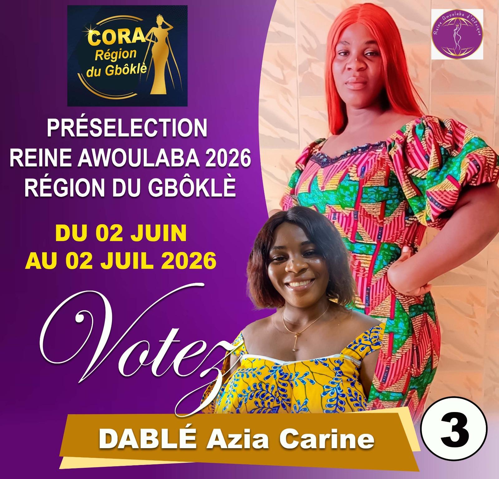 DABLE AZIA CARINE