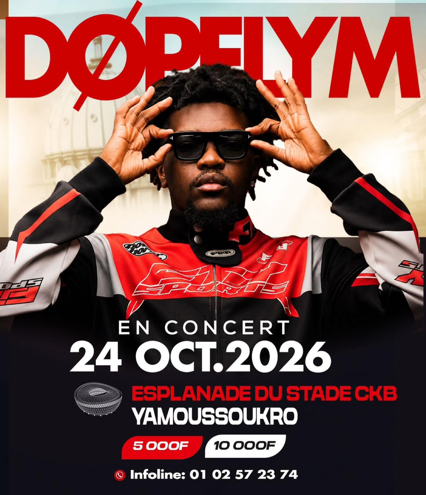 DØPELYM EN CONCERT — YAMOUSSOUKRO